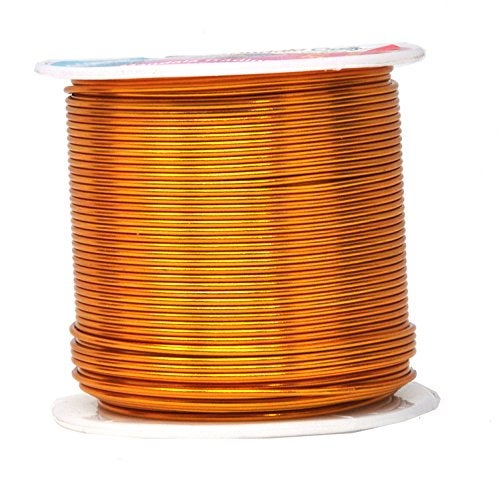 Mandala Crafts 18 Gauge Anodized Aluminum Craft Wire for Jewelry Making - 450 FT Colored Flexible Silver Black Gold Purple Red Kelly Green Wire - Bendable for Bonsai Armature Crafting Sculpting - Image 2