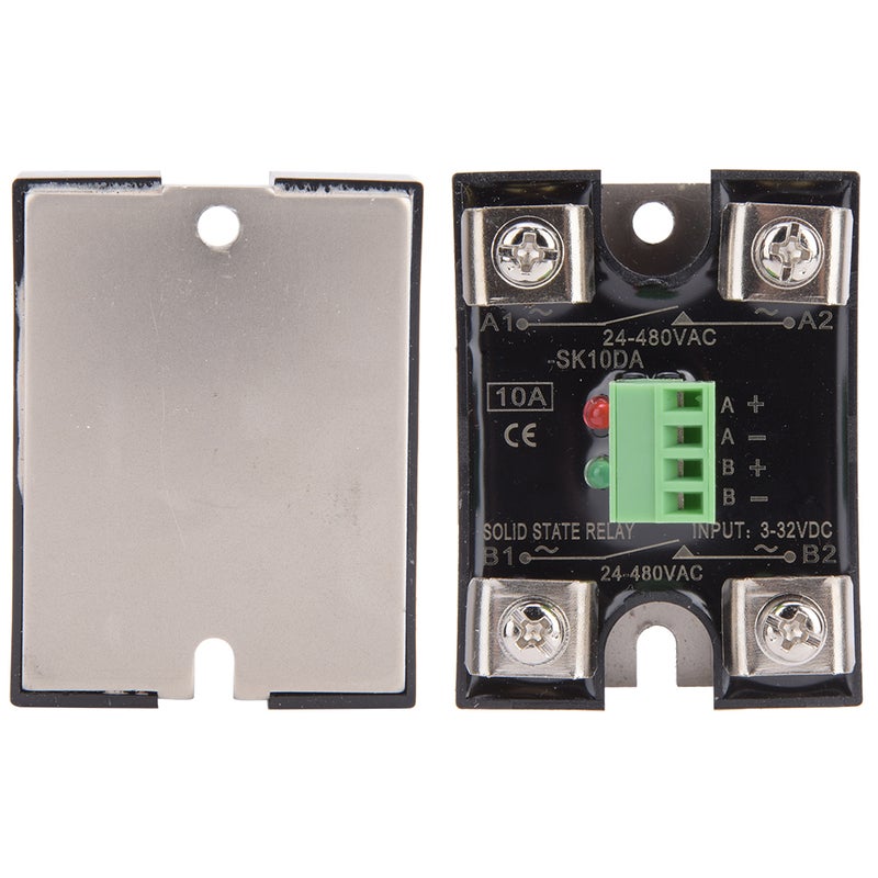BERM Solid State Relay Dual Channel DC Control Dual Channel AC Single Phase SSR 24-480VAC(10A(BERM-SK10DA) ) - Image 5