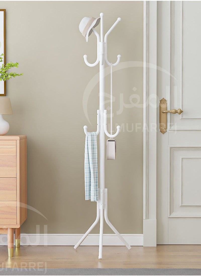 ALMUFARREJ - Multi-Functional Metal Clothes Rack White 172x43 cm - Image 1
