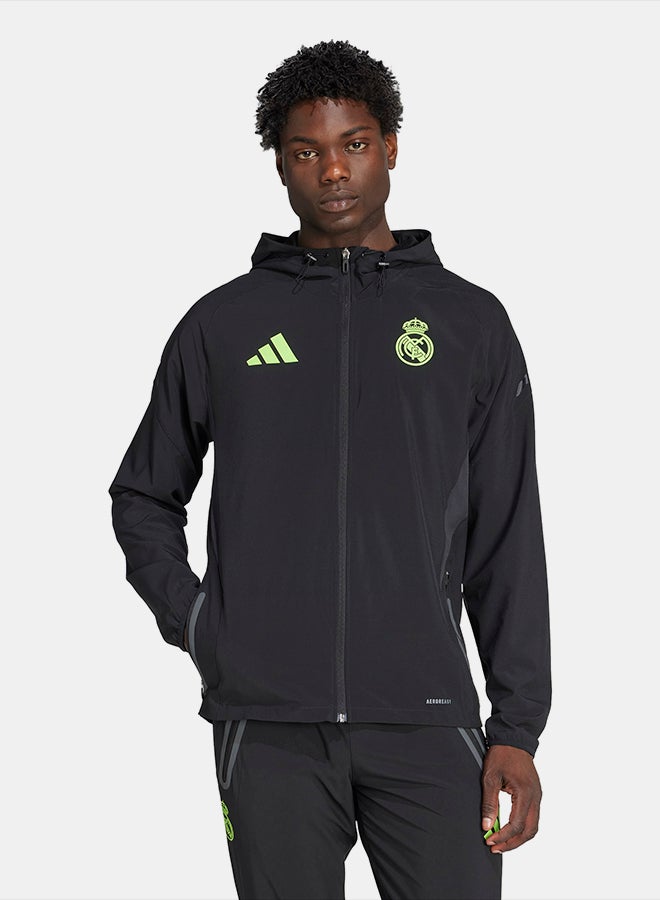 Adidas Real Madrid Tiro 25 Pro Vis Tech Travel Jacket - Image 1