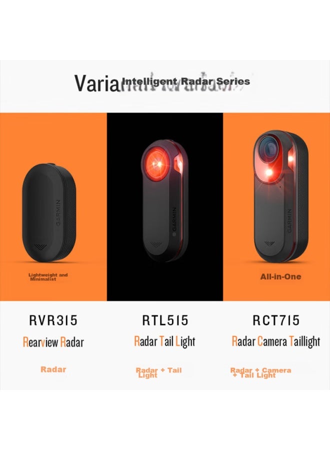 Garmin Varia Rct715 Bicycle Light, High-definition Recording For Cycling, Waterproof, Compatible With Bike Computers And Radar - Image 2