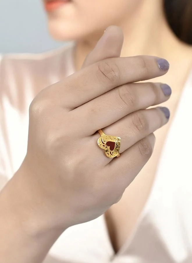 VOYLLA Valentine's Day Collection Cutwork Hearts Ring