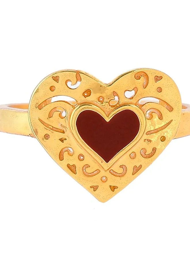 VOYLLA Valentine's Day Collection Cutwork Hearts Ring