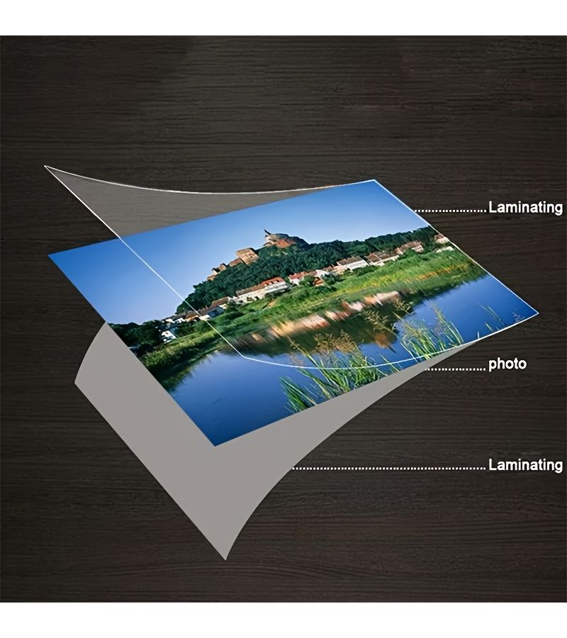 100 Pack Hot Laminating Pouches 4x2.5in Transparent Protective Film Seal - Image 4