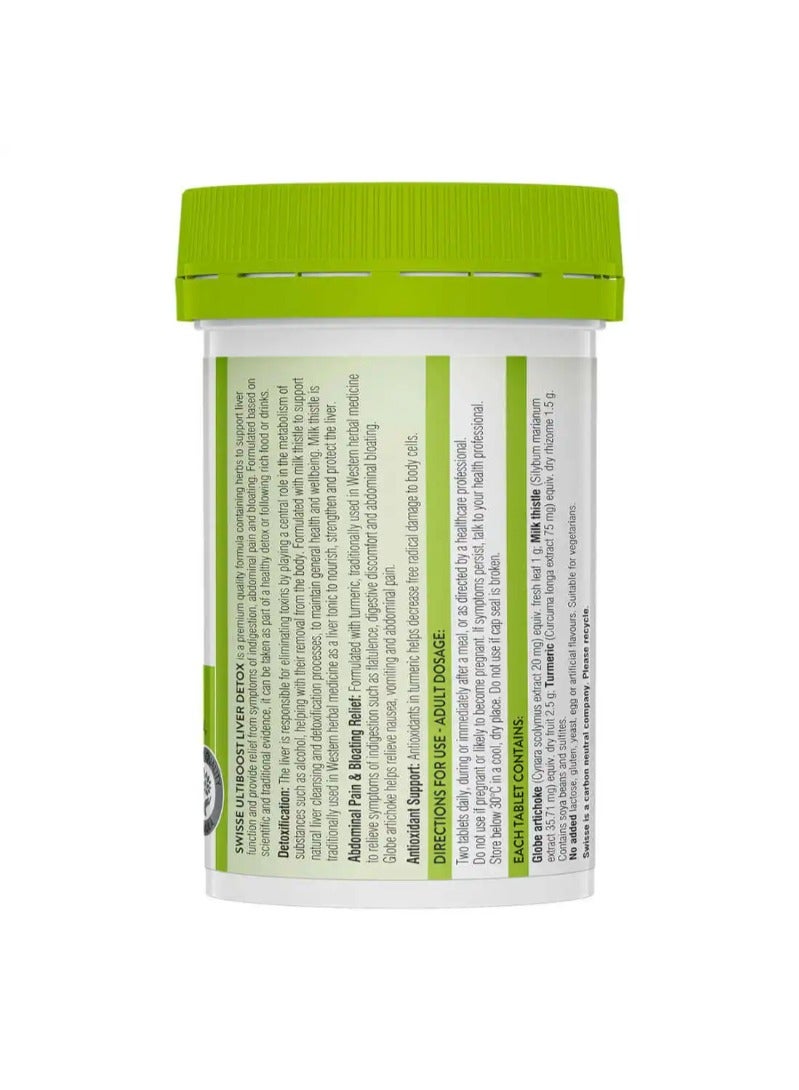 Swisse Ultiboost Liver Detox 60 Tablets - Image 2