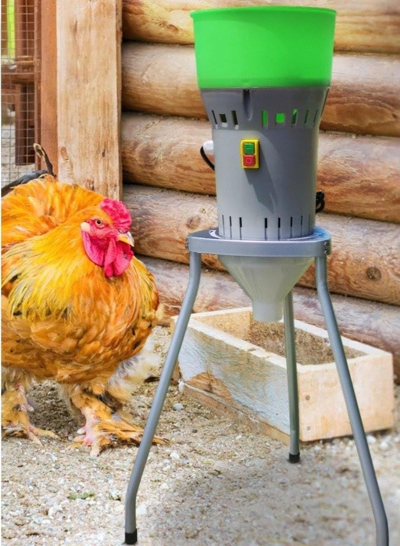 ARTC Multifunction Electric Feed Crusher Machine for Poultry – 60kg Grain Mill Grinder with Collection Bucket | Heavy-Duty Animal Feed Grinder with Adjustable Grinding Grades, Multiple Colours Available - Image 4