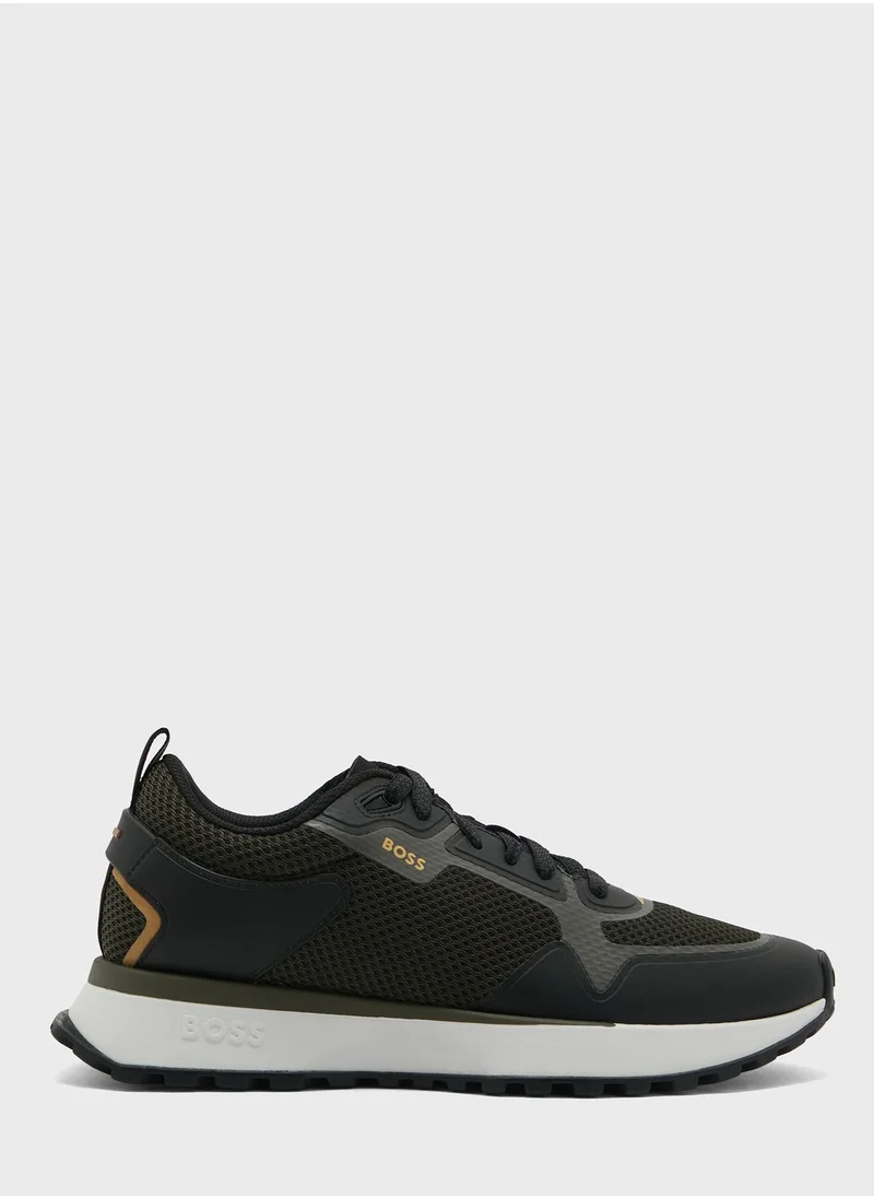 BOSS Lace Up Low Top Sneakers