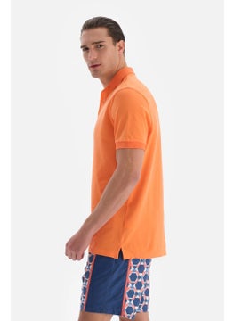 dagi Salmon Pique Polo Neck T-Shirt  - Image 3