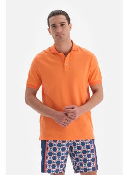 dagi Salmon Pique Polo Neck T-Shirt  - Image 5
