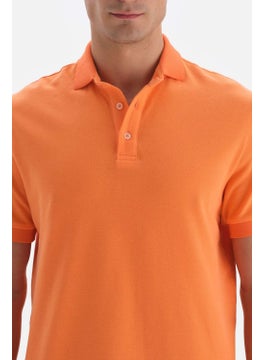 dagi Salmon Pique Polo Neck T-Shirt  - Image 4