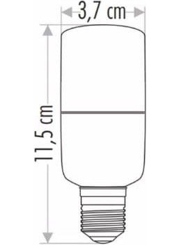 CATA 8 Watt LED Spark Plug Bulb E14 Lampholder Daylight Light CT-4092  - Image 2