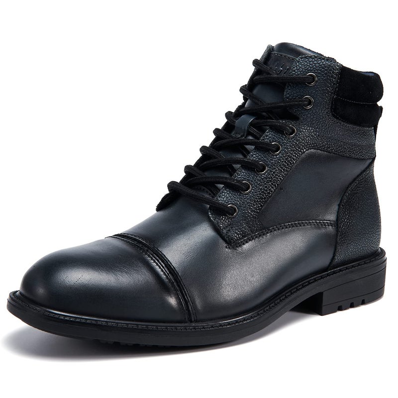Arkbird Mens Chelsea Boots, Stylish and Comfort Leather Chukka Ankle Boots with Zipper Black 11 - Image 1