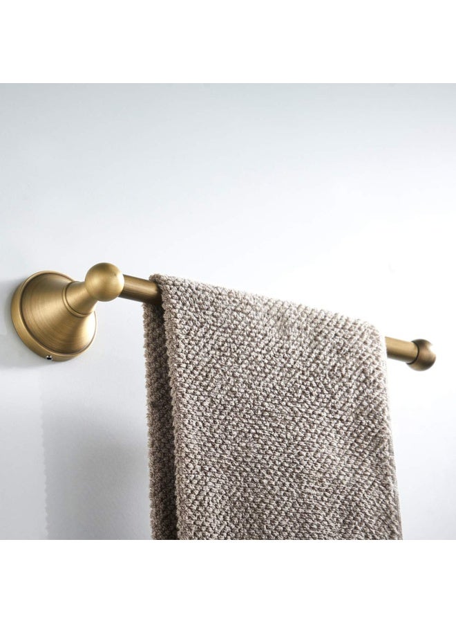 Open Towel Ring Bar Antique Brass Hanger Holder Wall Mounted 29 Cm 11.4 Inches Brushed Bronze - Image 4