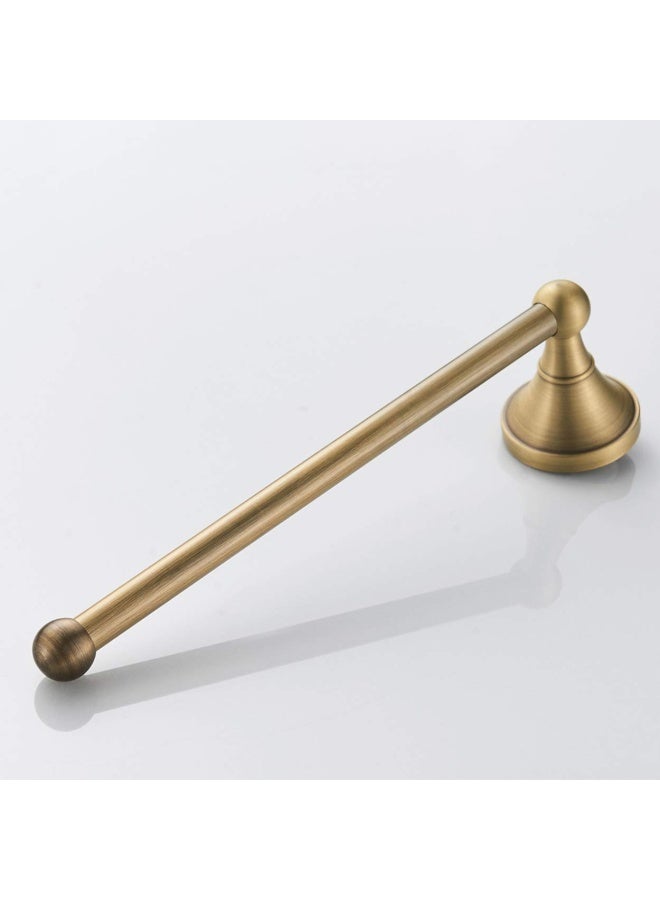 Open Towel Ring Bar Antique Brass Hanger Holder Wall Mounted 29 Cm 11.4 Inches Brushed Bronze - Image 5