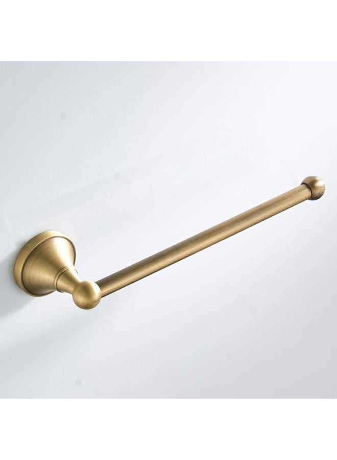 Open Towel Ring Bar Antique Brass Hanger Holder Wall Mounted 29 Cm 11.4 Inches Brushed Bronze - Image 2