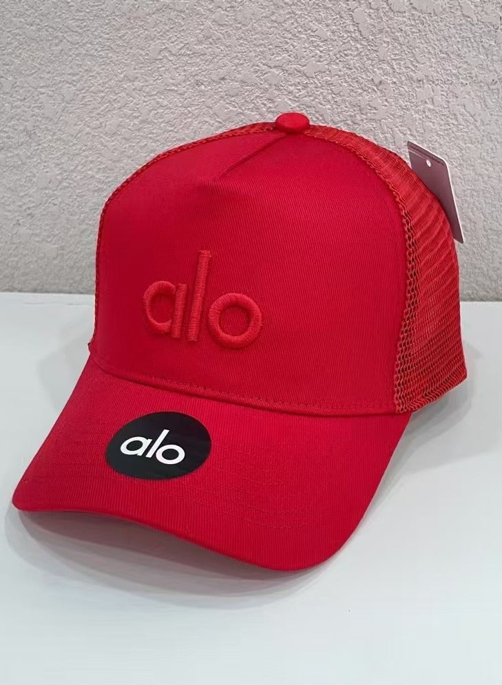 alo Alo embroidered lettering mesh baseball cap 