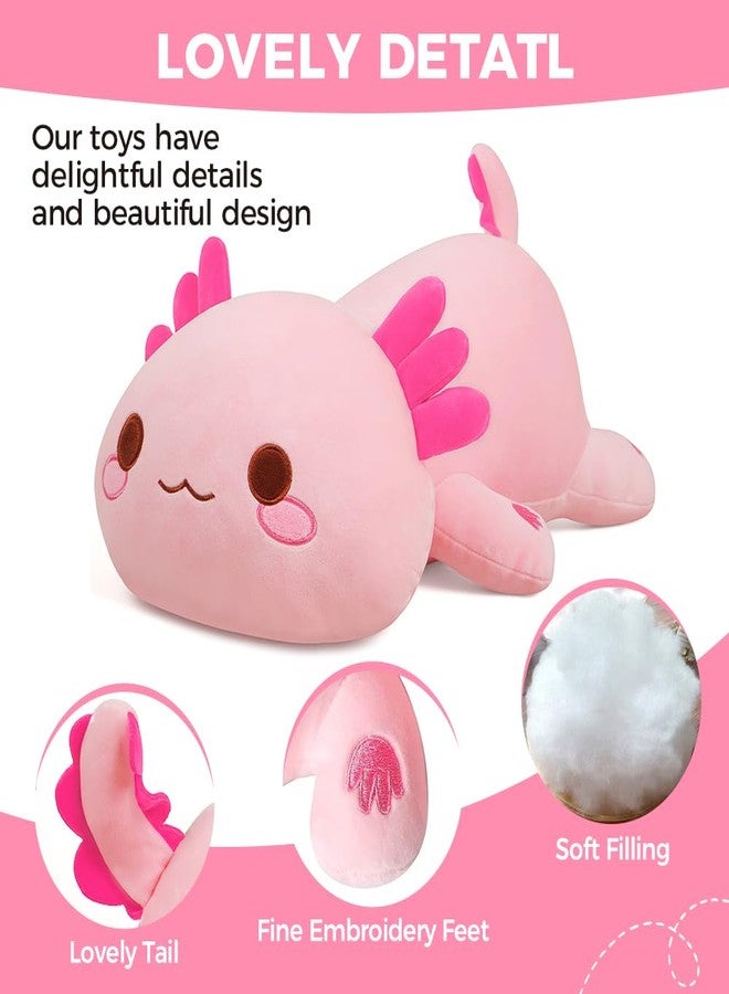 MIAOHAHA Plush Axolotl Toy 20in Plush Pillow Axolotl Stuffed Animal Toy Cute Plushies Kids Plush Toy Pillow(Pink,50cm/19.6in) - Image 5