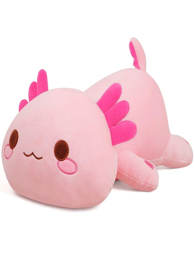 MIAOHAHA Plush Axolotl Toy 20in Plush Pillow Axolotl Stuffed Animal Toy Cute Plushies Kids Plush Toy Pillow(Pink,50cm/19.6in) - Image 1