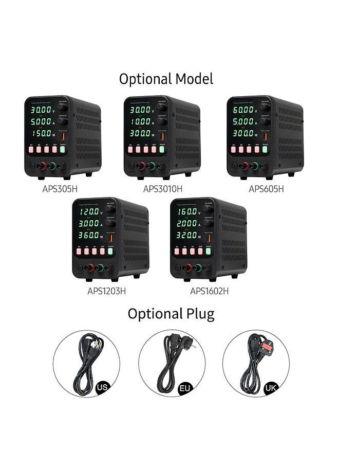 wanptek - WANPTEK Bench DC Power Supply Variable 30V 10A Digital Display Adjustable Switching Regulated Power Supply CV CC with Data Storage - Image 1