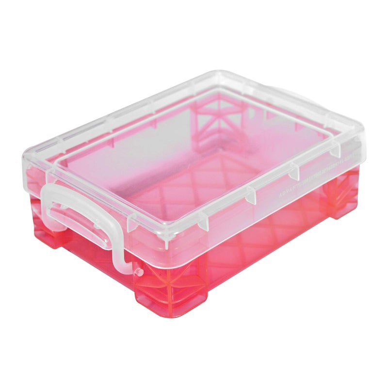 Super Stacker Plastic Crayon Box, Stackable Crayon Organizer, Crayon Holder Case for School, Craft Storage Organizer, Small Storage Containers with Lids, Color May Vary, 3.5 x 4.75 x 1.5 Inches - Image 3