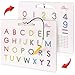 Povitrulya Magnetic Alphabet Tracing Board double sided letters numbers Magnetic Tracing Board ABC magnets learn to write with magnetic pen STEM toy letters learning handwriting games writing montessori - Image 2