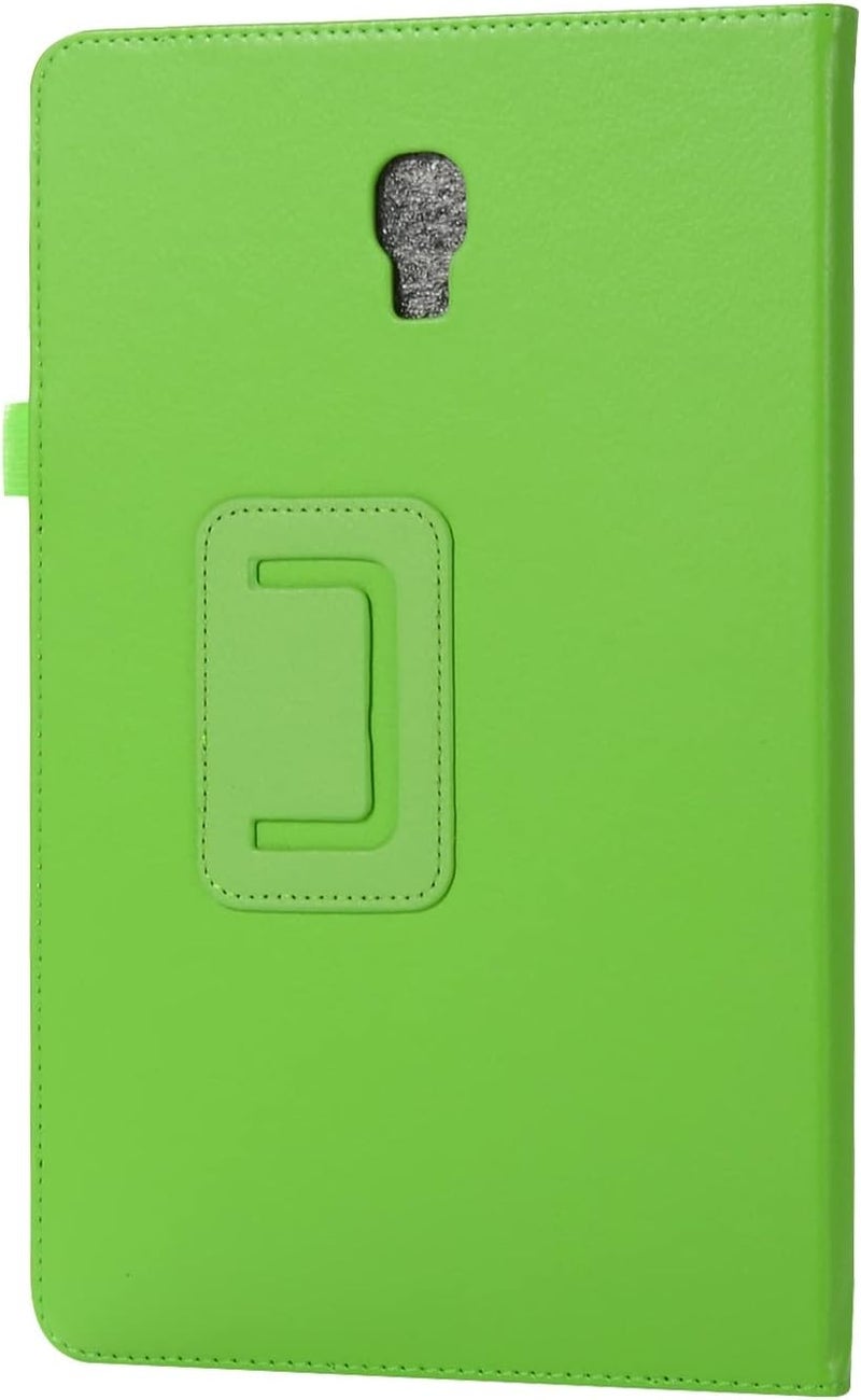 Texture Leather Tablet Case for Samsung Tab E 9.6 T560 Slim Folding Stand Folio Protector Shockproof Back Cover with Holder(Green) - Image 4