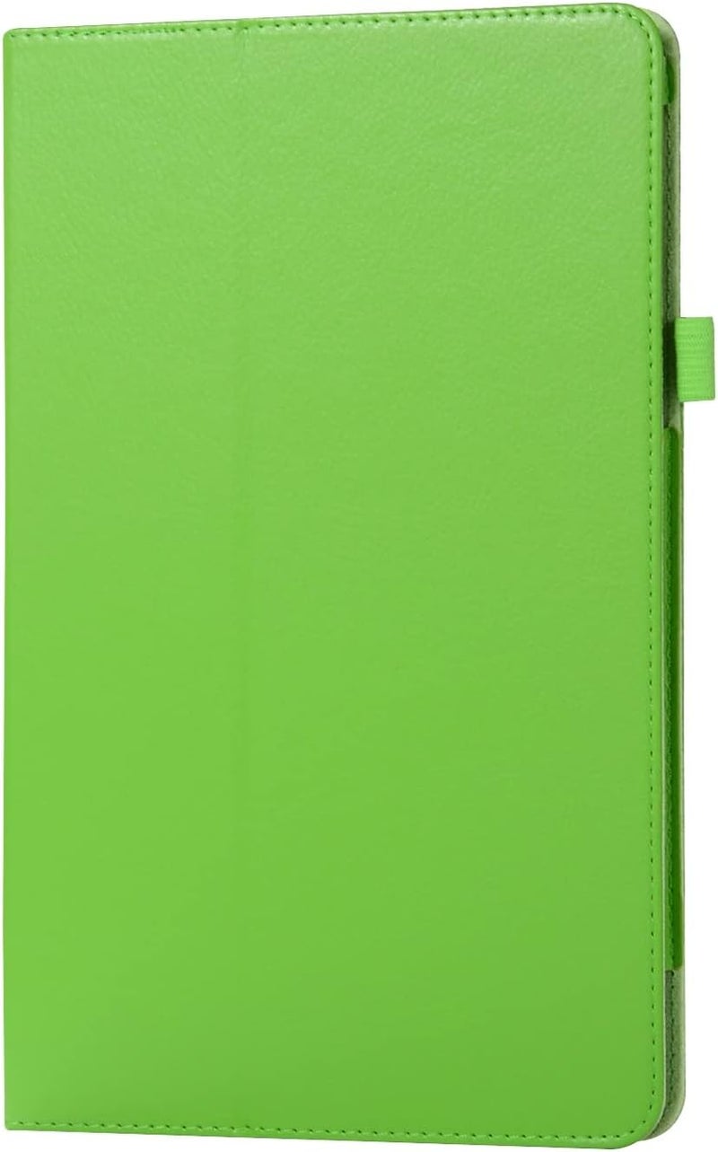 Texture Leather Tablet Case for Samsung Tab E 9.6 T560 Slim Folding Stand Folio Protector Shockproof Back Cover with Holder(Green) - Image 3