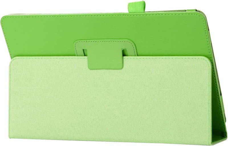 Texture Leather Tablet Case for Samsung Tab E 9.6 T560 Slim Folding Stand Folio Protector Shockproof Back Cover with Holder(Green) - Image 5