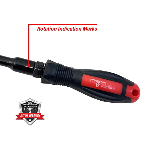 Pit Posse Carburetor Adjustment Tool| Pilot Screw Adjusting Motorcycle Air Mixture Carburetor Hand Tool| 110 Degree Angled Head - Image 2