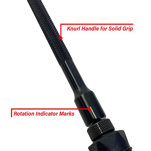 Pit Posse Carburetor Adjustment Tool| Pilot Screw Adjusting Motorcycle Air Mixture Carburetor Hand Tool| 110 Degree Angled Head - Image 4