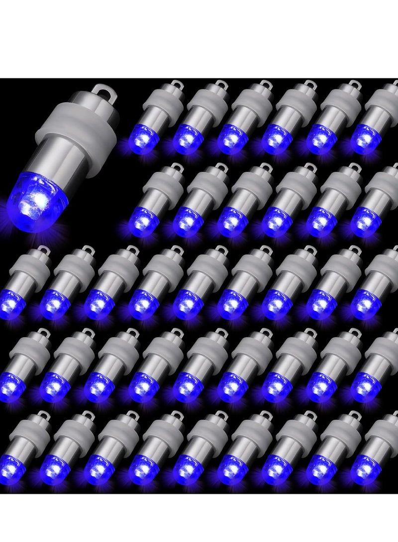 KASTWAVE 40 Pieces LED Balloon Lights Mini Battery Powered LED Party Lights Bulbs for Paper Lantern Balloon Wedding Party Decoration Centerpieces (Blue)  - Image 1