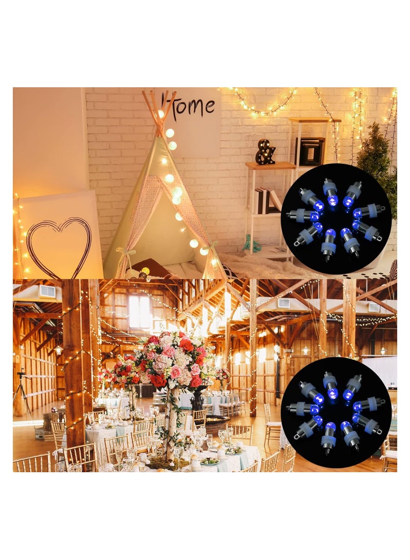 KASTWAVE 40 Pieces LED Balloon Lights Mini Battery Powered LED Party Lights Bulbs for Paper Lantern Balloon Wedding Party Decoration Centerpieces (Blue)  - Image 5