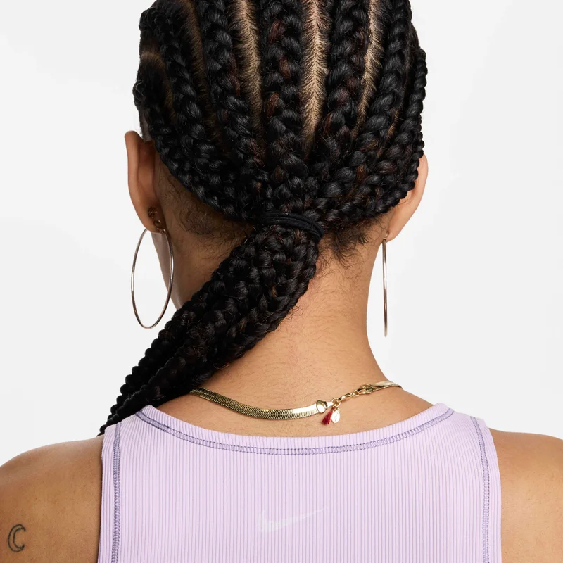 Nike Purple Women's One Fitted Dri-FIT Ribbed Training Tank Top for Women | Best Price UAE