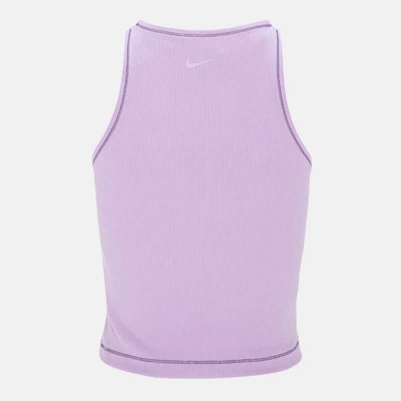 Nike Purple Women's One Fitted Dri-FIT Ribbed Training Tank Top for Women | Best Price UAE