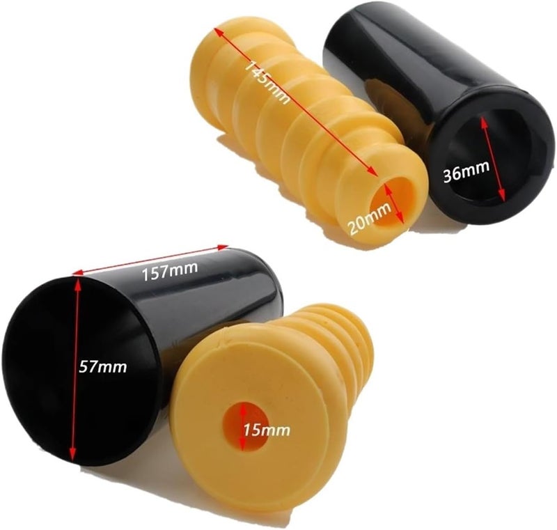 Vuzmode Rear Dust Cover Air Shock Absorber Bellow Dust Boot Set - Image 2