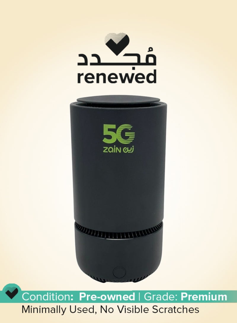 زين Certified Pre-Owned –  5G CPE E5 Router – Wi-Fi 6 – Up to 3600 Mbps – Supports All Networks (STC, Mobily, Zain) – E5-250MK black - Image 1