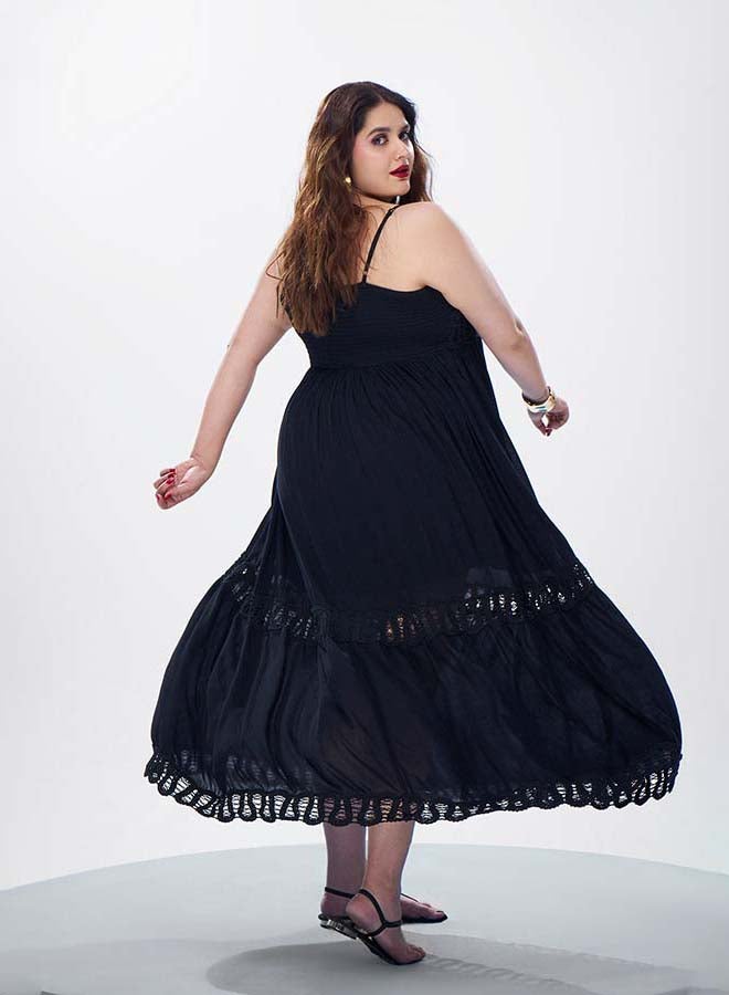 Virgio VIRGIO 100% Viscose Strappy Style Maxi Dress - Image 3