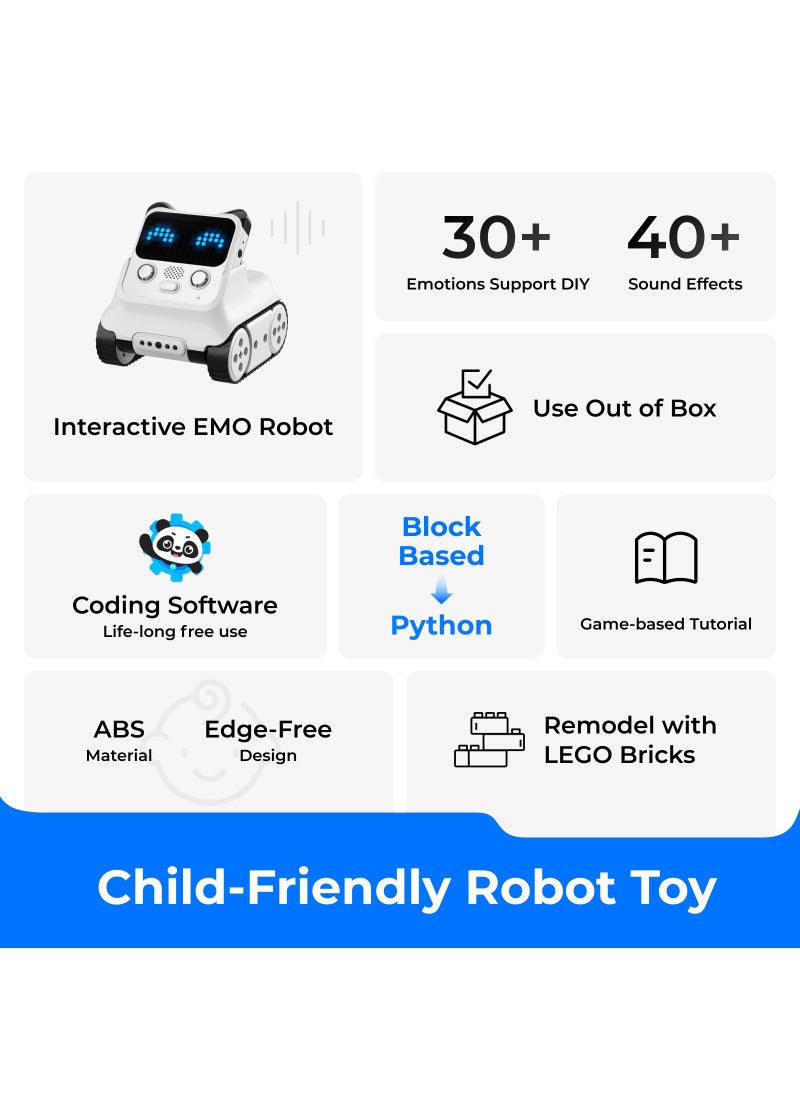 Makeblock Makeblock Codey Rocky Interactive Emo Robot, Coding for Kids 8-12, STEM Toys Support Scratch Python Programming, Smart Robotics Gift for Kids 6+  - Image 2