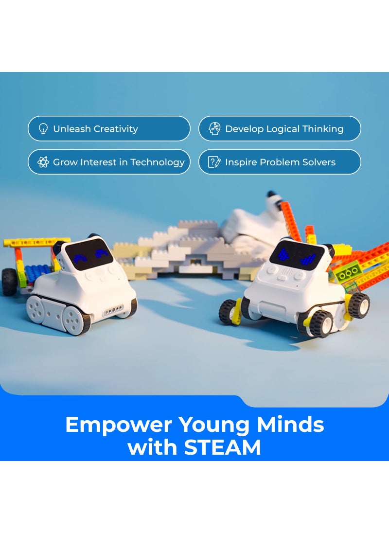 Makeblock Codey Rocky Interactive Emo Robot, Coding for Kids 8-12, STEM Toys Support Scratch Python Programming, Smart Robotics Gift for Kids 6+