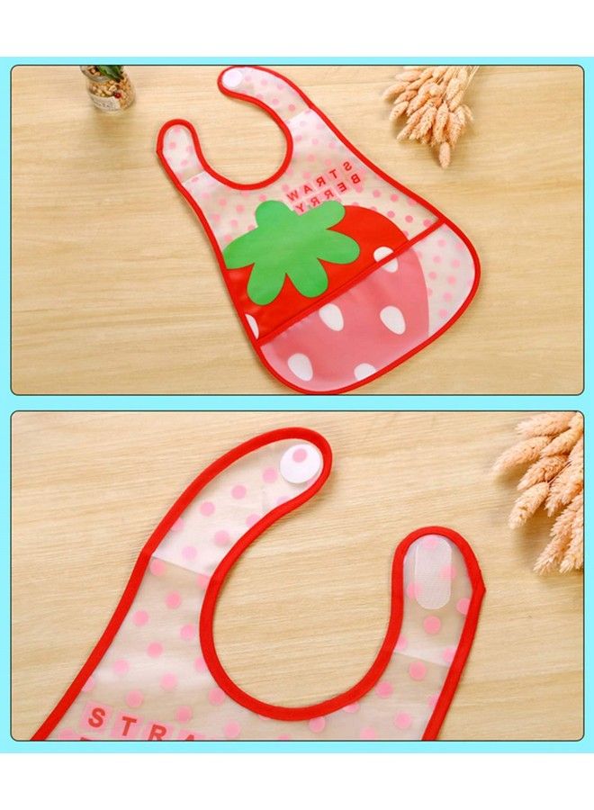 Uber World Waterproof Eva Baby Apron For Feeding And Craft Activities With Food Packet Cute Prints Reinforced Edges Multi Colors Pack Of 3… - Image 5