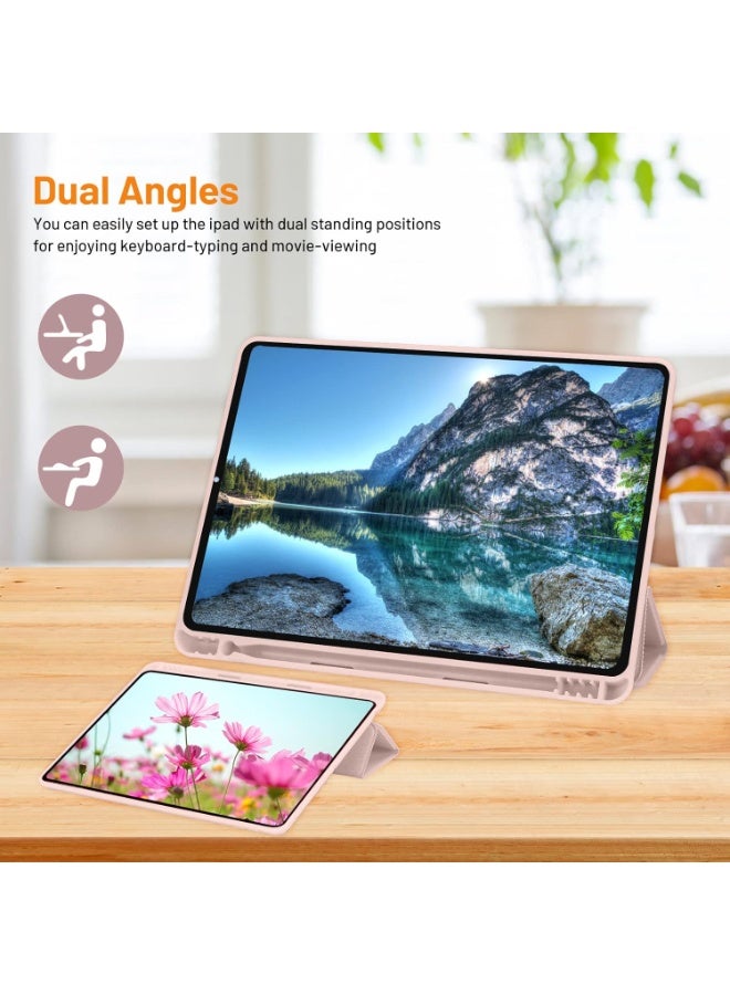 LEDIN Case Compatible with iPad 9 8 7 Generation 10.2 Inch, Model 2021/2020/2019,9th/8th/7th Case with Pen Holder, Trifold Stand Protective Case, Auto Sleep/Wake for iPad 10.6 - Image 4