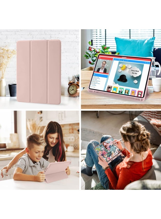 LEDIN Case Compatible with iPad 9 8 7 Generation 10.2 Inch, Model 2021/2020/2019,9th/8th/7th Case with Pen Holder, Trifold Stand Protective Case, Auto Sleep/Wake for iPad 10.6 - Image 5