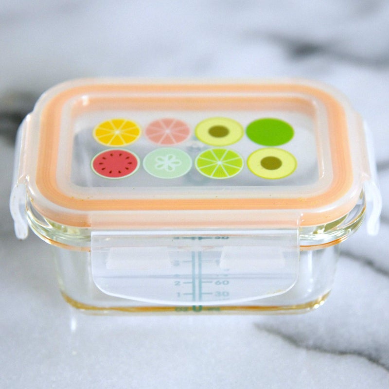 Sage Spoonfuls Borosilicate Glass Baby Food Containers with Lids - Durable and Airtight - Dishwasher, Oven, Microwave, & Fridge Safe - 24 Fl Oz, Pack of 6 - Clear - Image 5