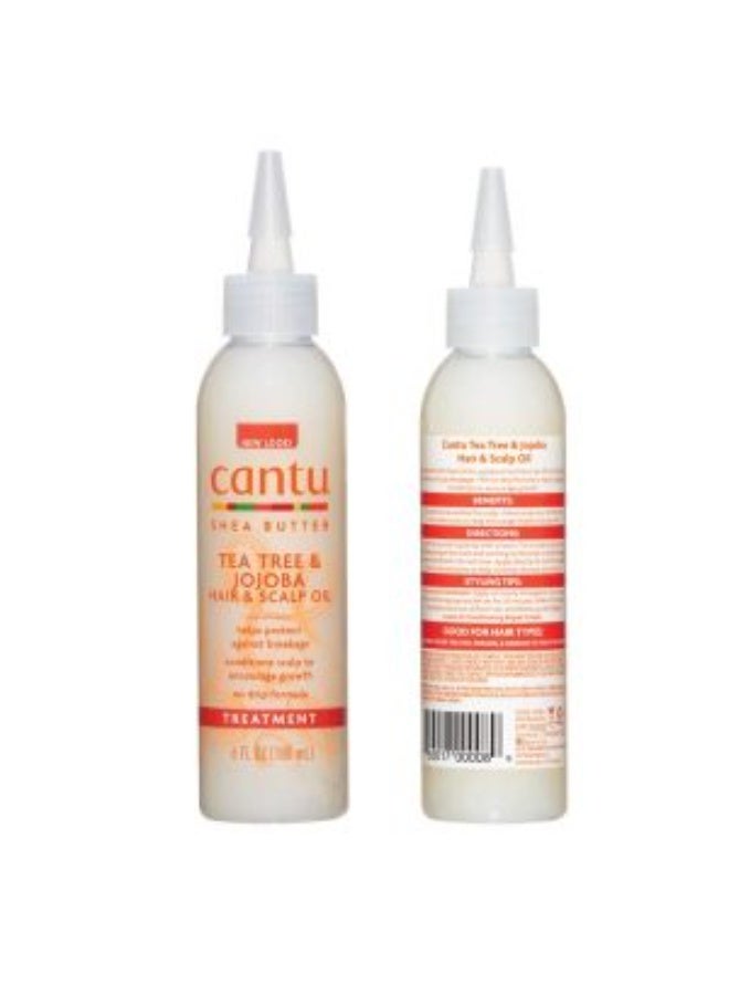 كانتو زيت الشعر وفروة الرأس بزبدة الشيا وشجرة الشاي والجوجوبا 18 مل - Image 1