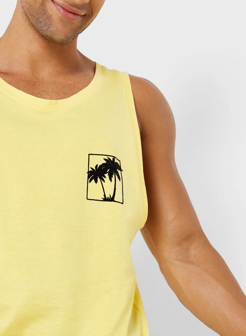 Seventy Five Palm Tree Vest