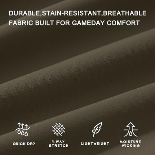 Willit Girls Horse Riding Pants Tights Kids Equestrian Breeches Knee-Patch Youth Schooling Tights Zipper Pockets Brown M - Image 4