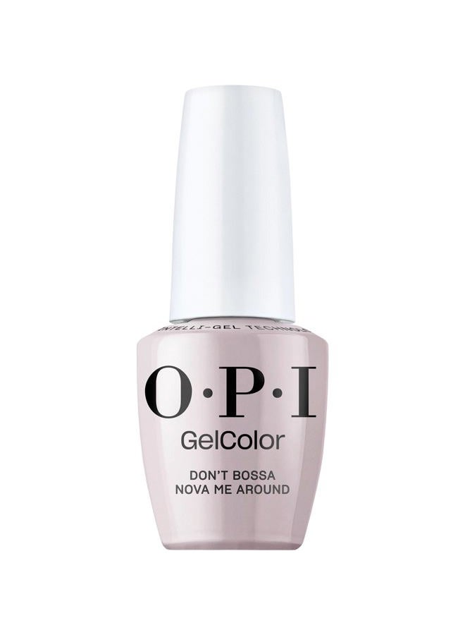OPI GelColor Don't Bossa Nova Me Around | Opaque Cool Neutral Purple-Gray Crème LED Cure Gel Nail Polish | Salon-Quality Shine, Long-Lasting Wear | Vegan & HEMA Free | 0.5 Fl Oz - Image 1