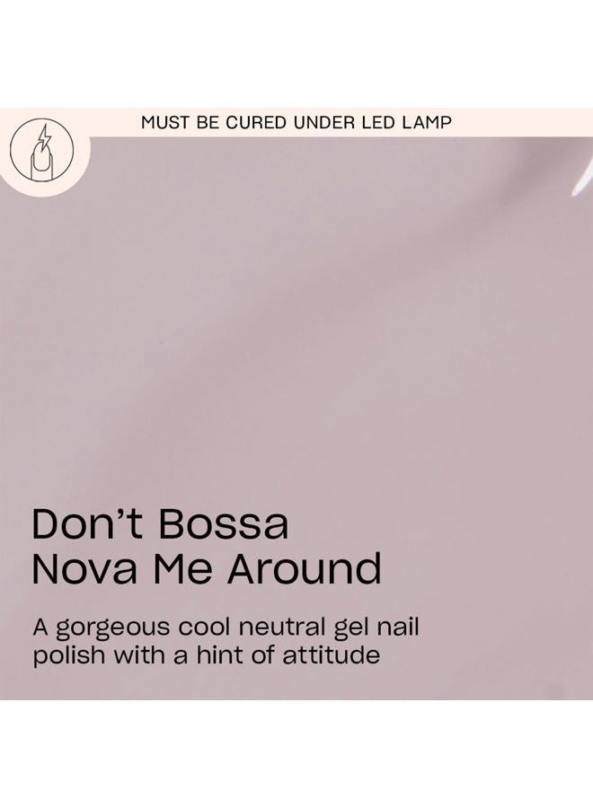 OPI GelColor Don't Bossa Nova Me Around | Opaque Cool Neutral Purple-Gray Crème LED Cure Gel Nail Polish | Salon-Quality Shine, Long-Lasting Wear | Vegan & HEMA Free | 0.5 Fl Oz - Image 2