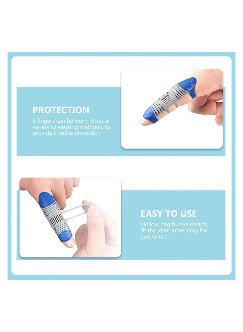 سيوسي جبيرة الإصبع، أداة تمليس الإصبع، دعم مثبت الإصبع، قابل للتعديل، لوازم المفاصل المستقيمة، دعامة جبيرة الإصبع لآلام التهاب المفاصل بالأصابع (قطعتان، حجم كبير) - Image 3
