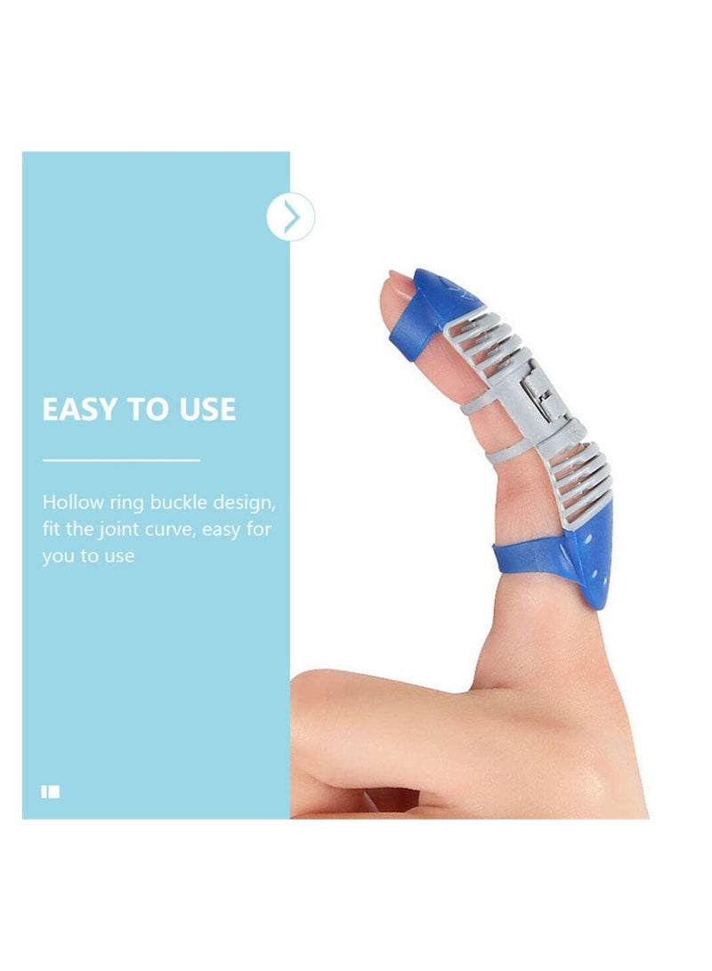 سيوسي جبيرة الإصبع، أداة تمليس الإصبع، دعم مثبت الإصبع، قابل للتعديل، لوازم المفاصل المستقيمة، دعامة جبيرة الإصبع لآلام التهاب المفاصل بالأصابع (قطعتان، حجم كبير) - Image 2